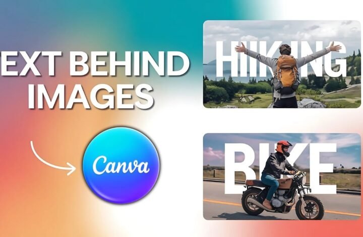 How To Create Text Behind A Person In Canva (Canva Tutorial)