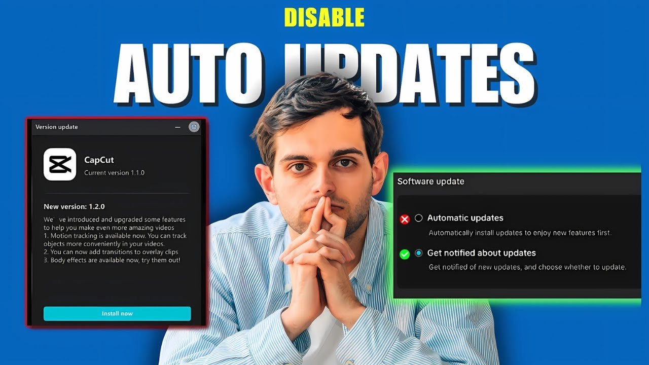 How To Turn Off Auto Updates On Capcut (Quick Capcut Tutorial)
