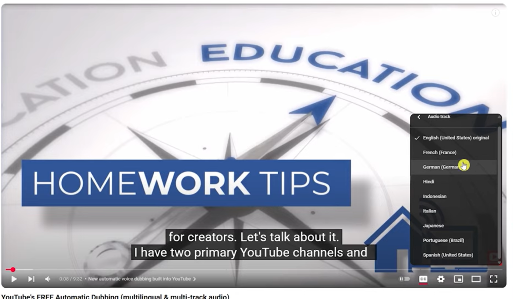 Educational Video About Homework Tips
