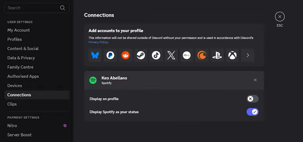Learn How To Connect Spotify To Discord