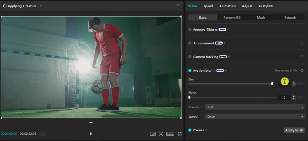 How To Add Motion Blur In Capcut Pc
