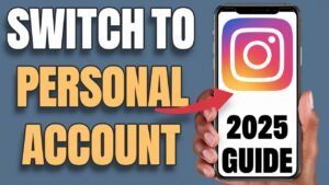 How To Switch Back To Personal Account On Instagram