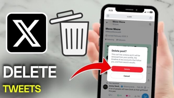 How To Delete All Tweets At Once On X