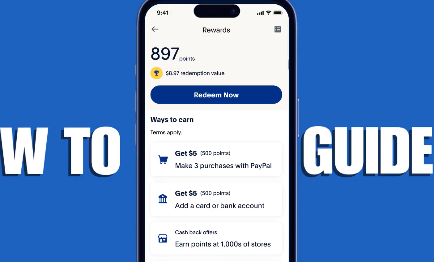 How To Redeem Paypal Reward Points