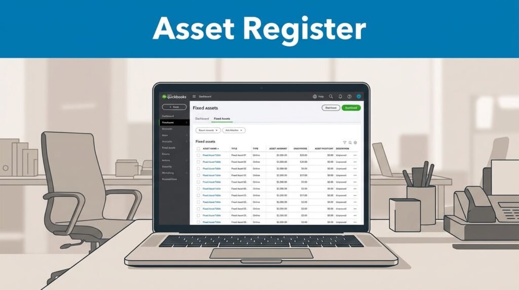 How To Run A Fixed Asset Register In Quickbooks Online