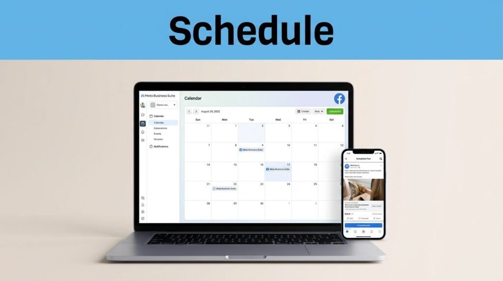 How To Schedule A Post On Facebook Page