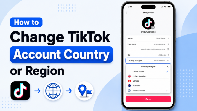 How To Change Tiktok Account Country Or Region
