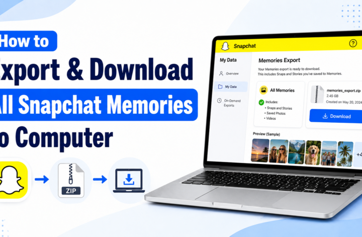How To Export &Amp; Download All Snapchat Memories To Computer