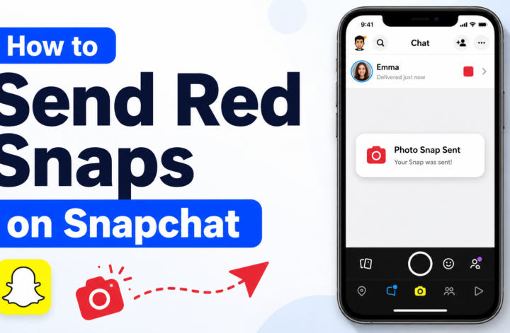 How To Send Red Snaps On Snapchat