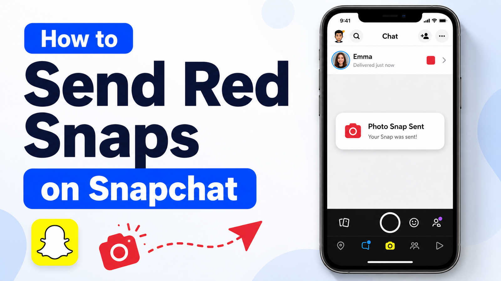 How To Send Red Snaps On Snapchat