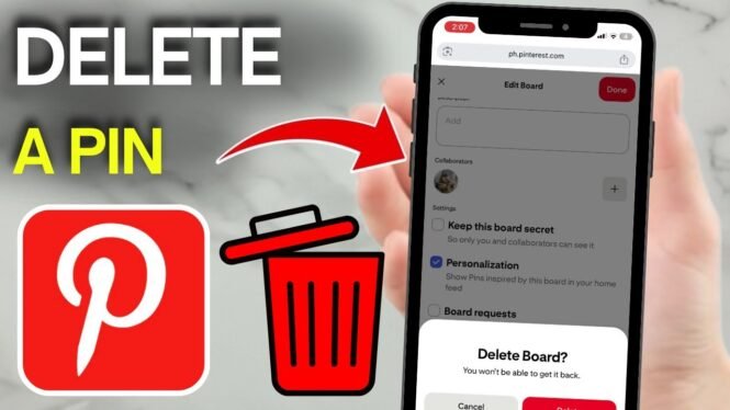 How To Unsave Pins On Pinterest - Delete A Pin