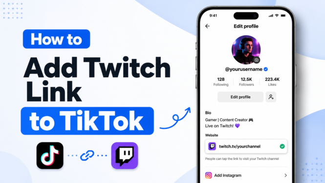 How To Add Twitch Link To Tiktok