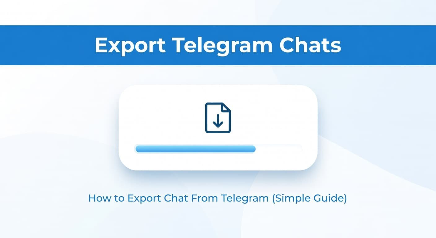 How To Export Chat From Telegram On Desktop
