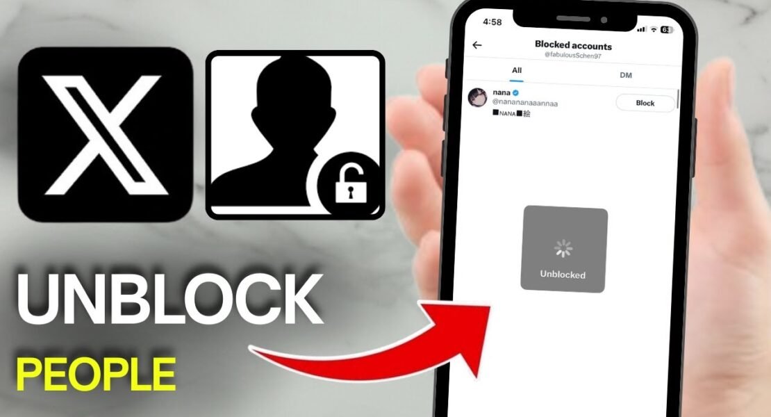 How To Unblock Someone On X