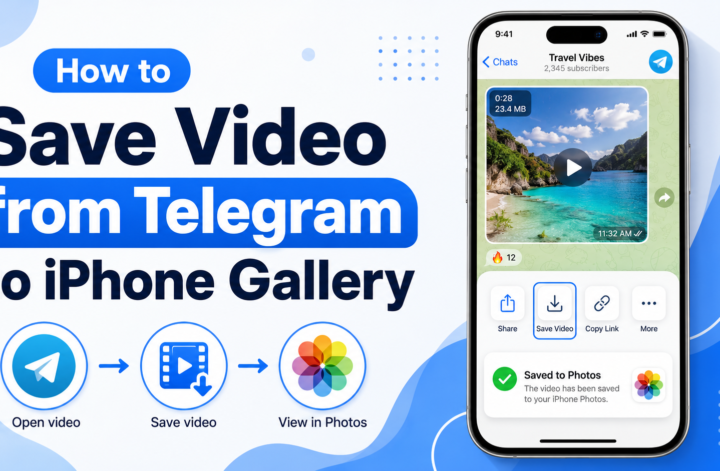 How To Save Video From Telegram To Iphone Gallery