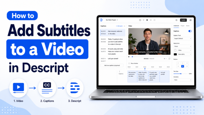 How To Add Subtitles In Descript