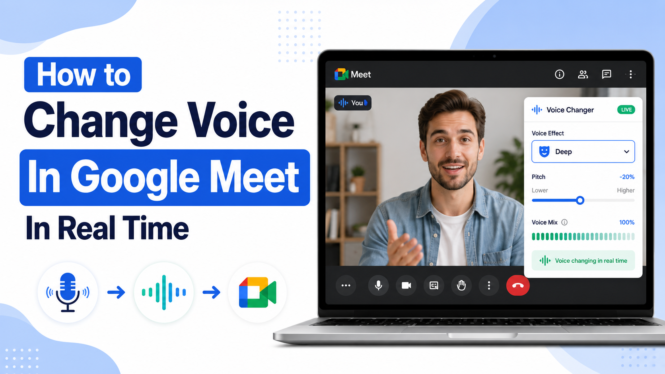 How To Change Voice In Google Meet