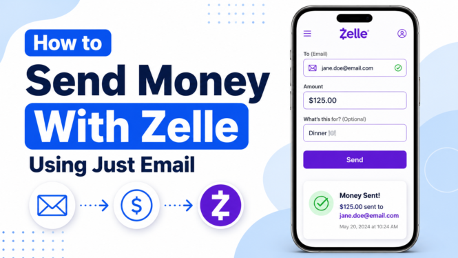 How To Send Money With Zelle Using Just Email