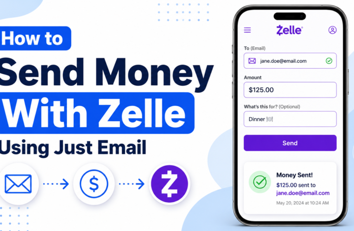 How To Send Money With Zelle Using Just Email