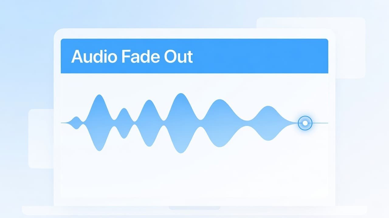 How To Make Audio Fade Out In Descript
