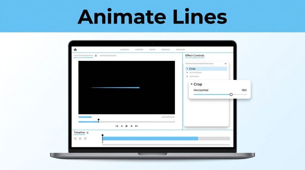 How To Animate Lines In Premiere Pro With Crop Keyframes 1 How To Animate Lines In Premiere Pro With Crop Keyframes