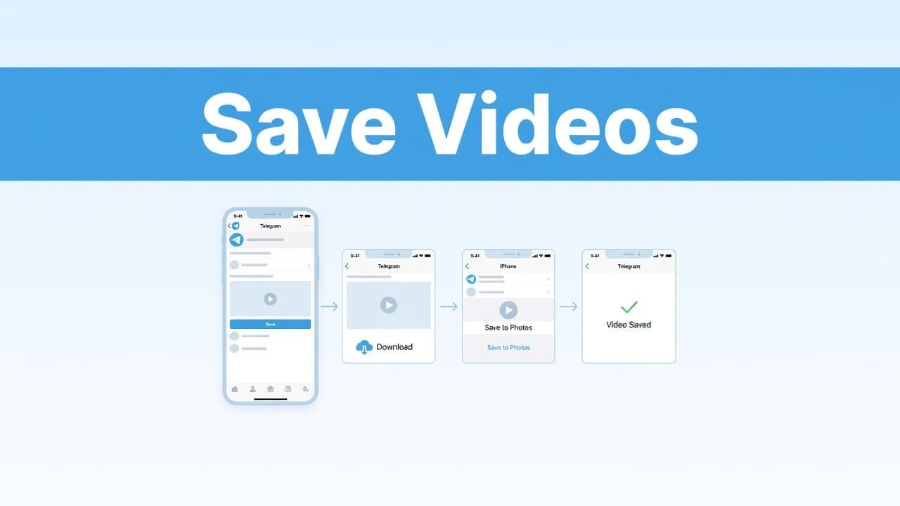How To Save Video From Telegram To Iphone Gallery
